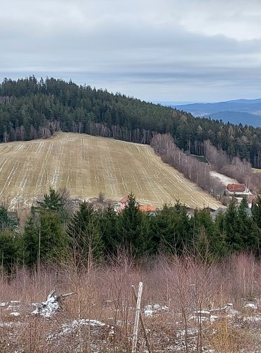 ŠUMAVA, obec Mojkov a jeho okolí, FOTO: Marta Knauerová, 12/2024