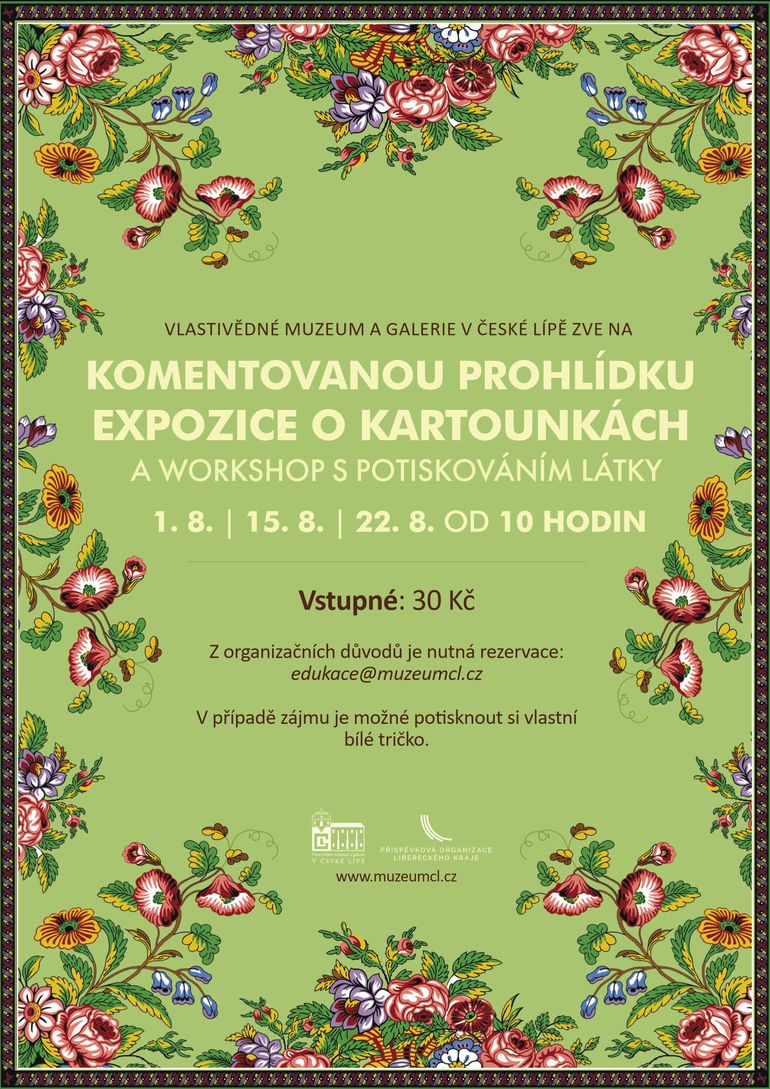 Komentovaná prohlídka expozice o kartounkách