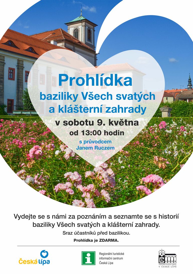 Prohlídka baziliky Všech svatých a klášterní zahrady