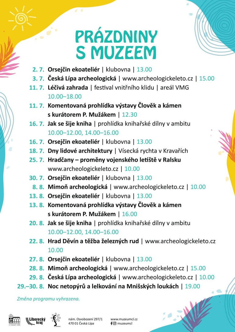 Prázdniny v muzeu