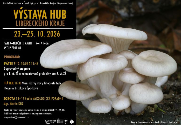 Výstava hub Libereckého kraje